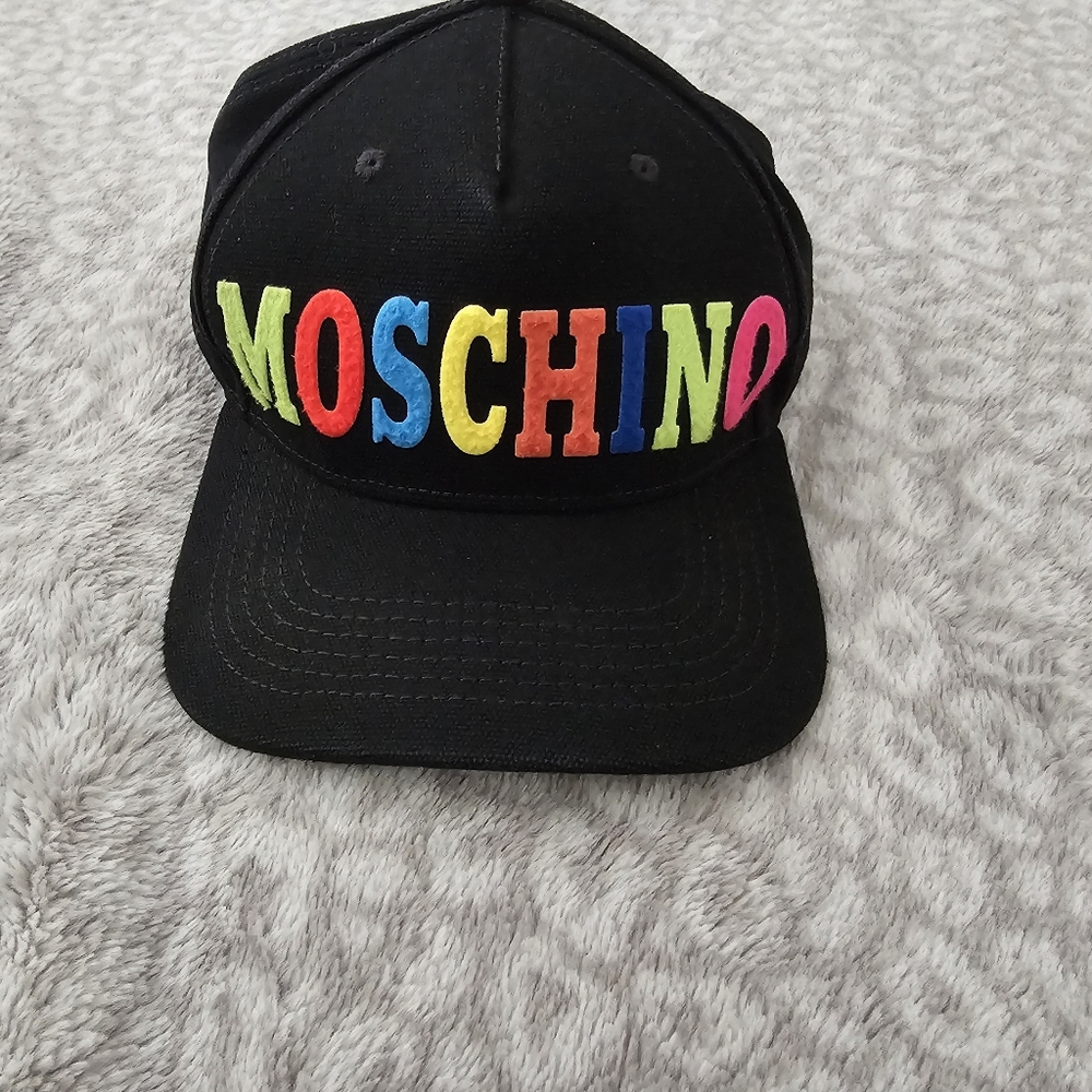 Moschino Multi Color Motif Baseball Cap